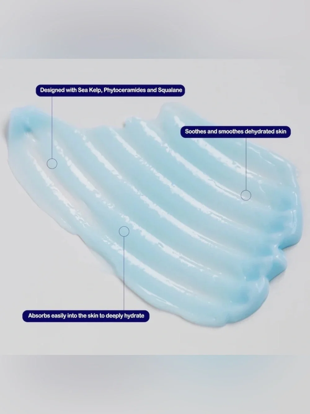 (3)Sea Kelp Phytoceramides Moisturizer & Hyaluronic Acid Mask, Sea Lavender Mask